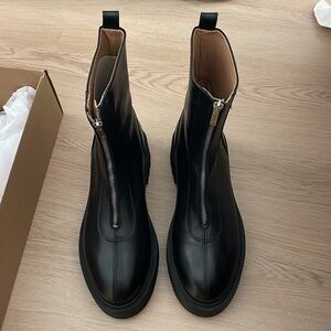 Flattered Alma Leather Front Zip Boot size EU 42 or US 11